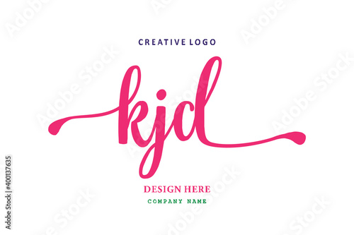 KJD lettering logo is simple, easy to understand and authoritative