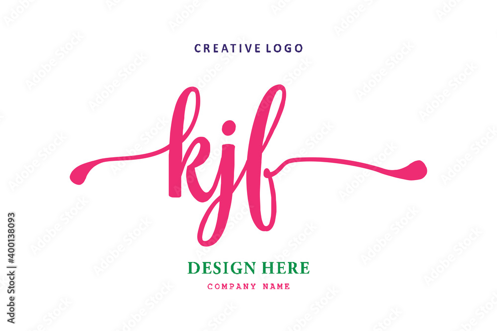 KJF lettering logo is simple, easy to understand and authoritative KJF lettering logo is simple, easy to understand and authoritative