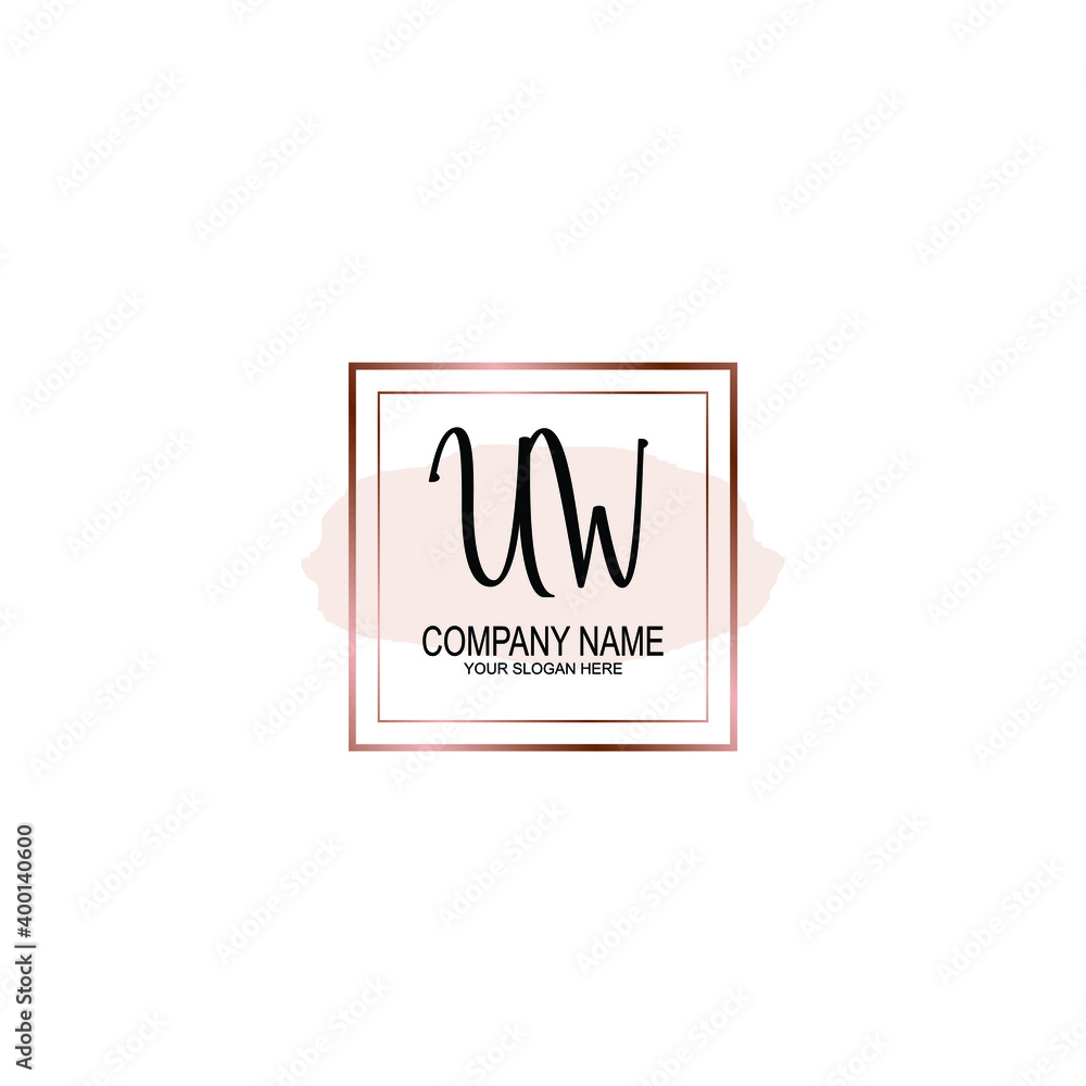 Initial UW Handwriting, Wedding Monogram Logo Design, Modern Minimalistic and Floral templates for Invitation cards
Initial UW Handwriting, Wedding Monogram Logo Design, Modern Minimalistic and Floral templates for Invitation cards