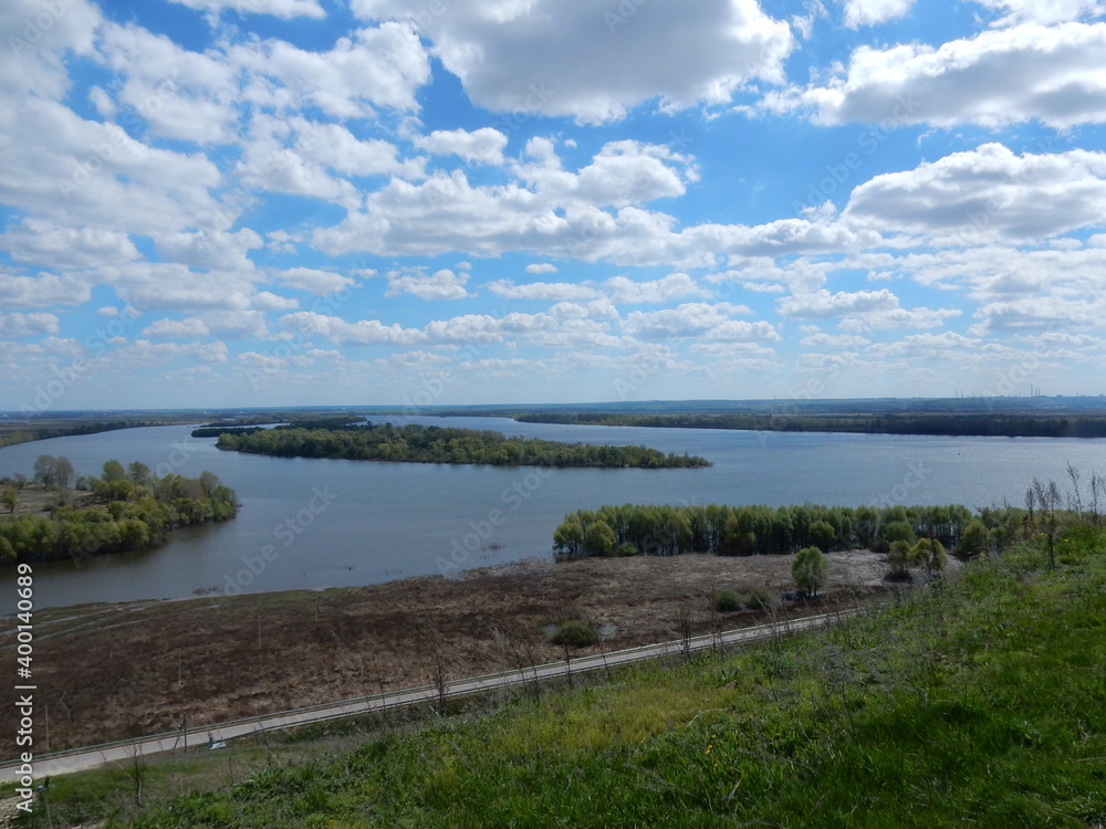 landscape with river landscape with river