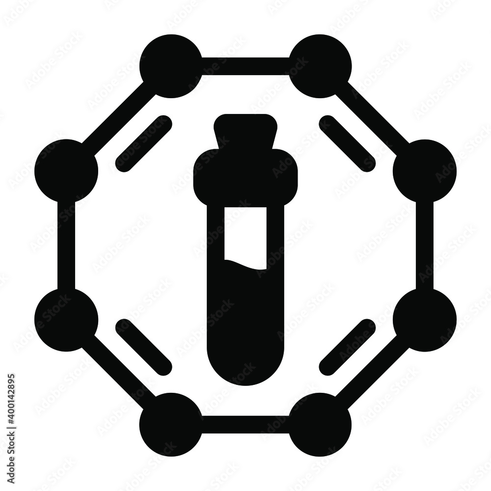 A perfect icon of dropper chemistry, dropper into test tubes
A perfect icon of dropper chemistry, dropper into test tubes