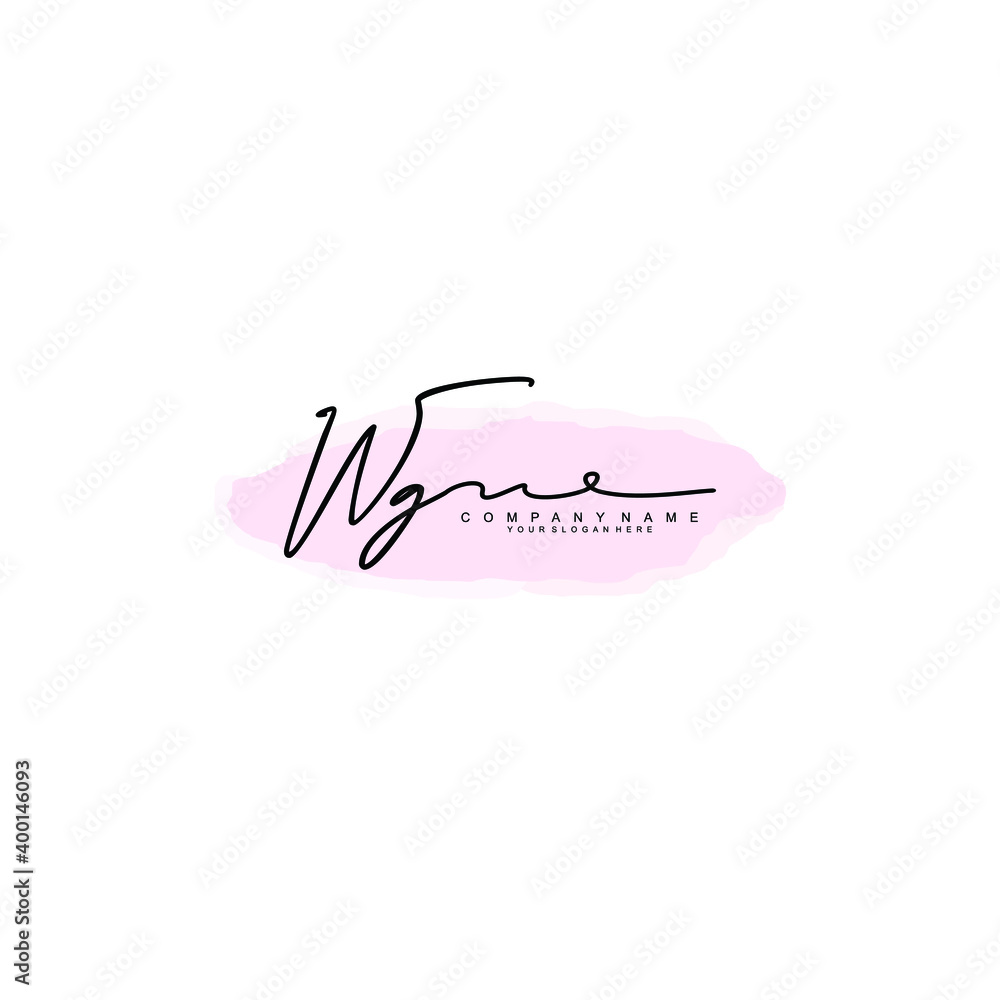 Initial WG Handwriting, Wedding Monogram Logo Design, Modern Minimalistic and Floral templates for Invitation cards
Initial WG Handwriting, Wedding Monogram Logo Design, Modern Minimalistic and Floral templates for Invitation cards