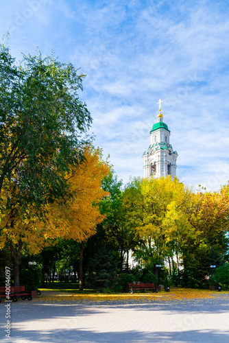 Bell Tower of the Kremlin in Astrakhan, Russia