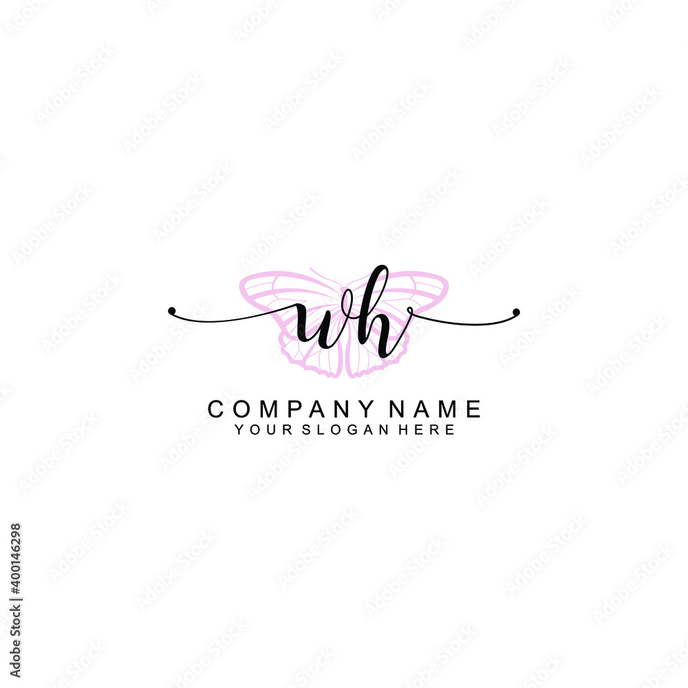 Initial WH Handwriting, Wedding Monogram Logo Design, Modern Minimalistic and Floral templates for Invitation cards
Initial WH Handwriting, Wedding Monogram Logo Design, Modern Minimalistic and Floral templates for Invitation cards