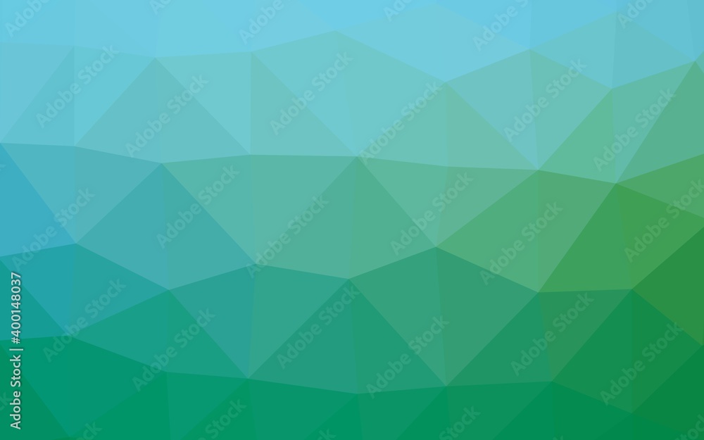 Light Blue, Green vector shining triangular background. Light Blue, Green vector shining triangular background.
