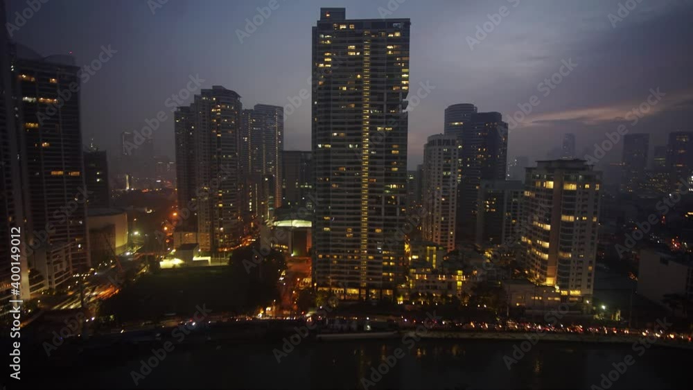 Sunset Timelapse Manila Christmas