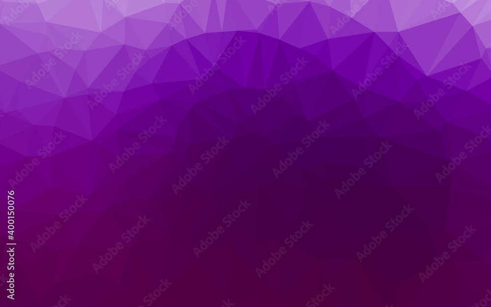 Dark Purple vector low poly layout. Dark Purple vector low poly layout.