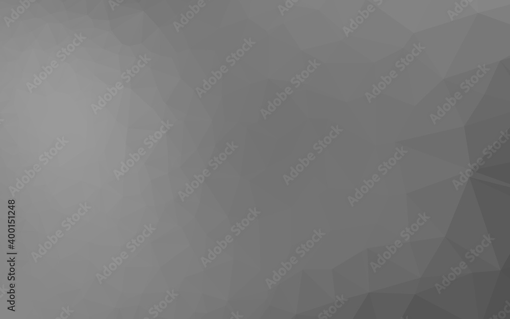 Light Silver, Gray vector blurry triangle pattern. Light Silver, Gray vector blurry triangle pattern.
