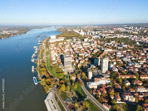 Danube River and City of Ruse, Bulgaria