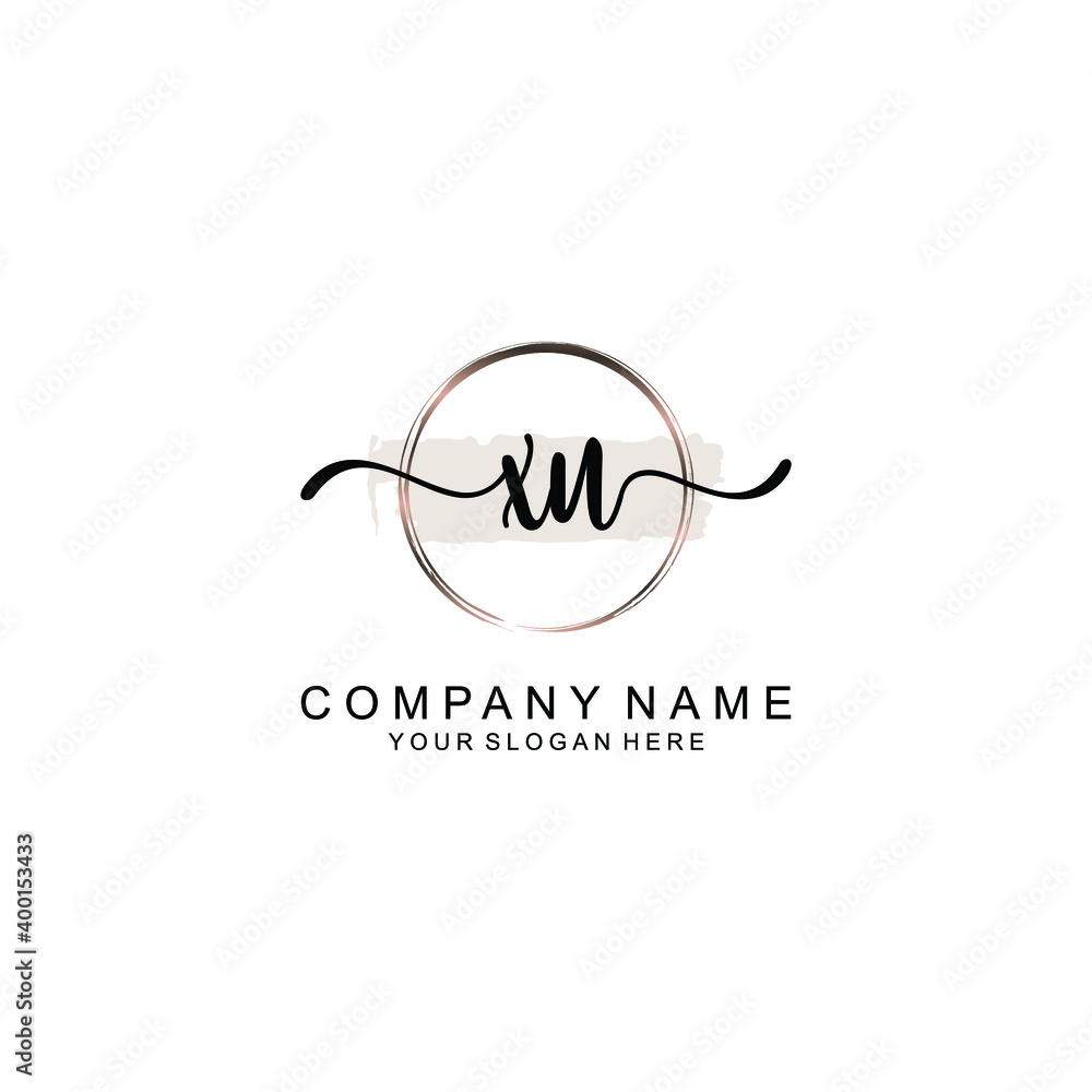 Initial XU Handwriting, Wedding Monogram Logo Design, Modern Minimalistic and Floral templates for Invitation cards Initial XU Handwriting, Wedding Monogram Logo Design, Modern Minimalistic and Floral templates for Invitation cards