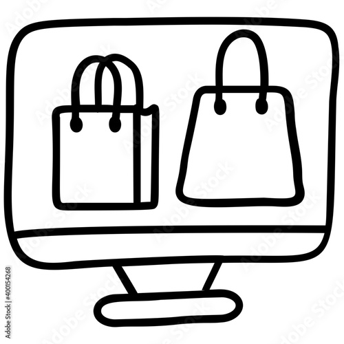 Phone order icon line design