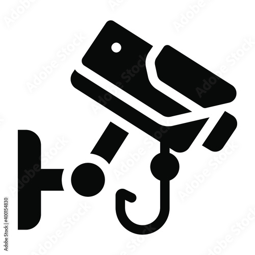 
Cctv phishing icon in solid editable style
