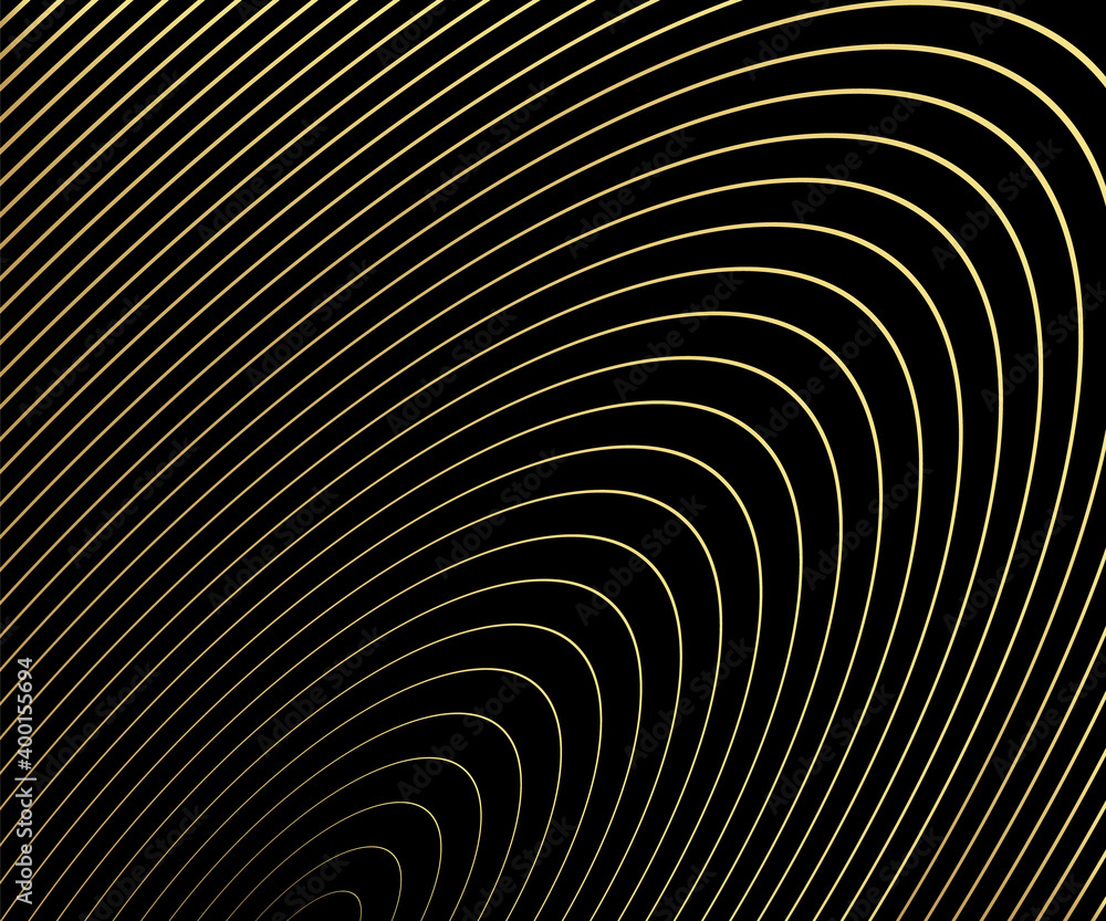 Gold luxurious circle pattern with golden wave lines over. Abstract background, vector illustration Gold luxurious circle pattern with golden wave lines over. Abstract background, vector illustration