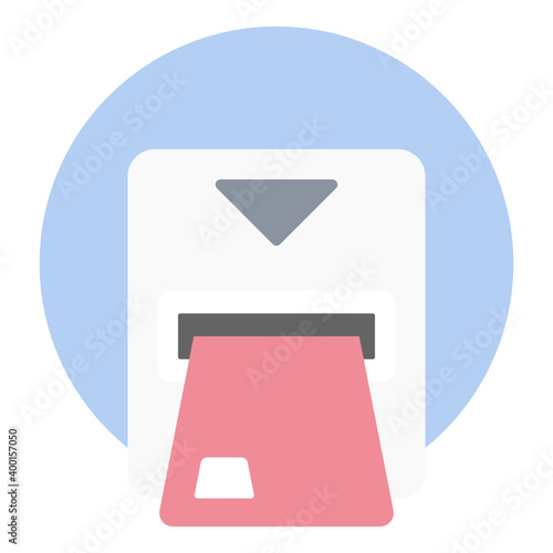 Icon of instant banking machine 