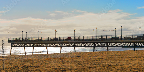 Skegness pier in the morning