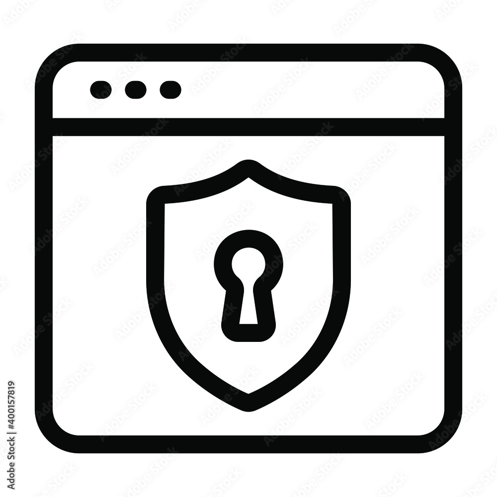 Icon of website safety in editable solid style
Icon of website safety in editable solid style