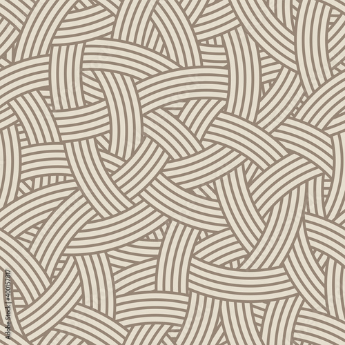 Abstract geometric seamless weave pattern vector background