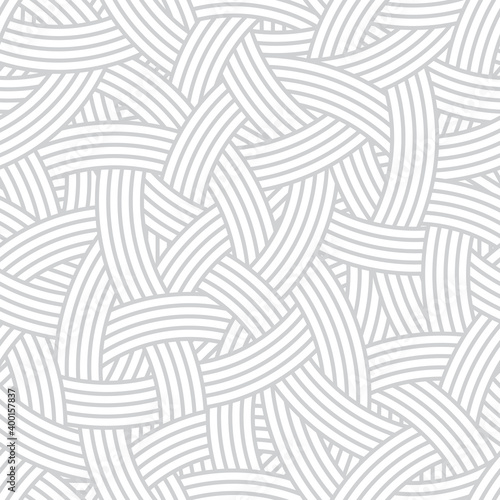 Abstract geometric seamless weave pattern vector background