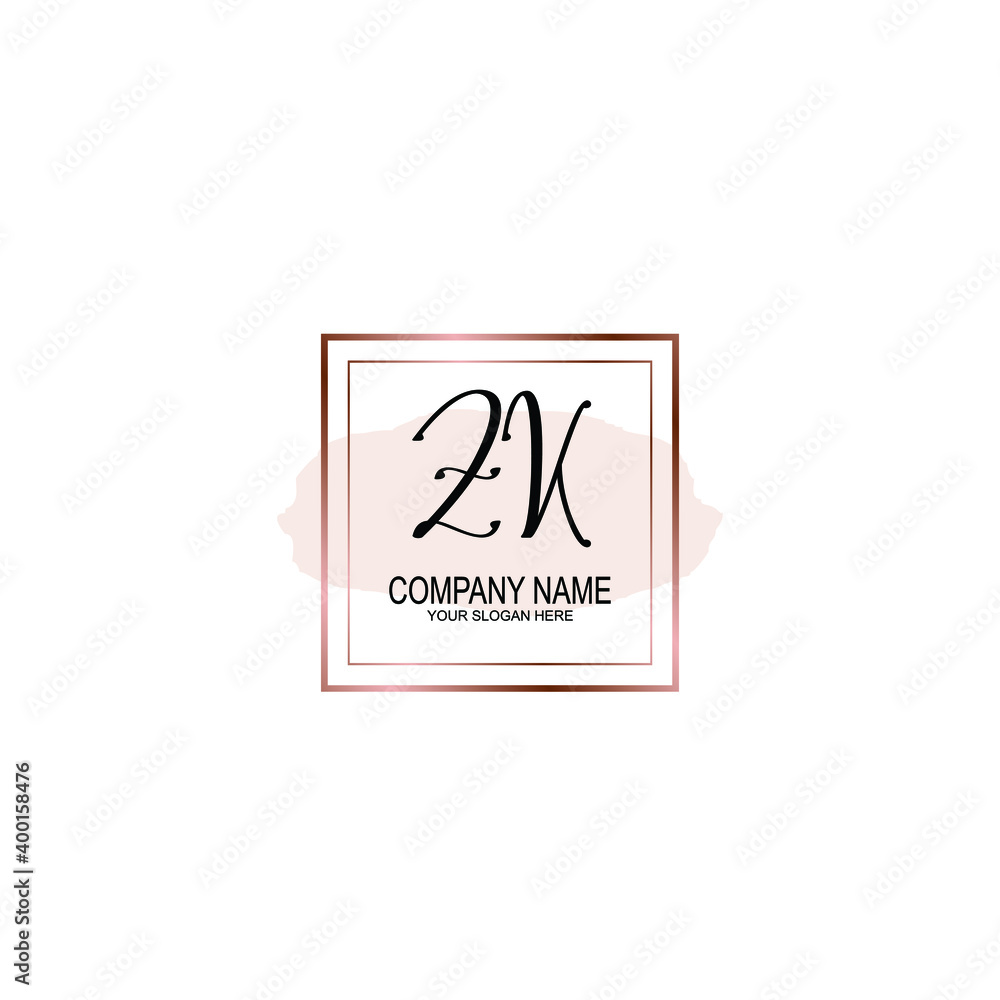 Initial ZK Handwriting, Wedding Monogram Logo Design, Modern Minimalistic and Floral templates for Invitation cards Initial ZK Handwriting, Wedding Monogram Logo Design, Modern Minimalistic and Floral templates for Invitation cards