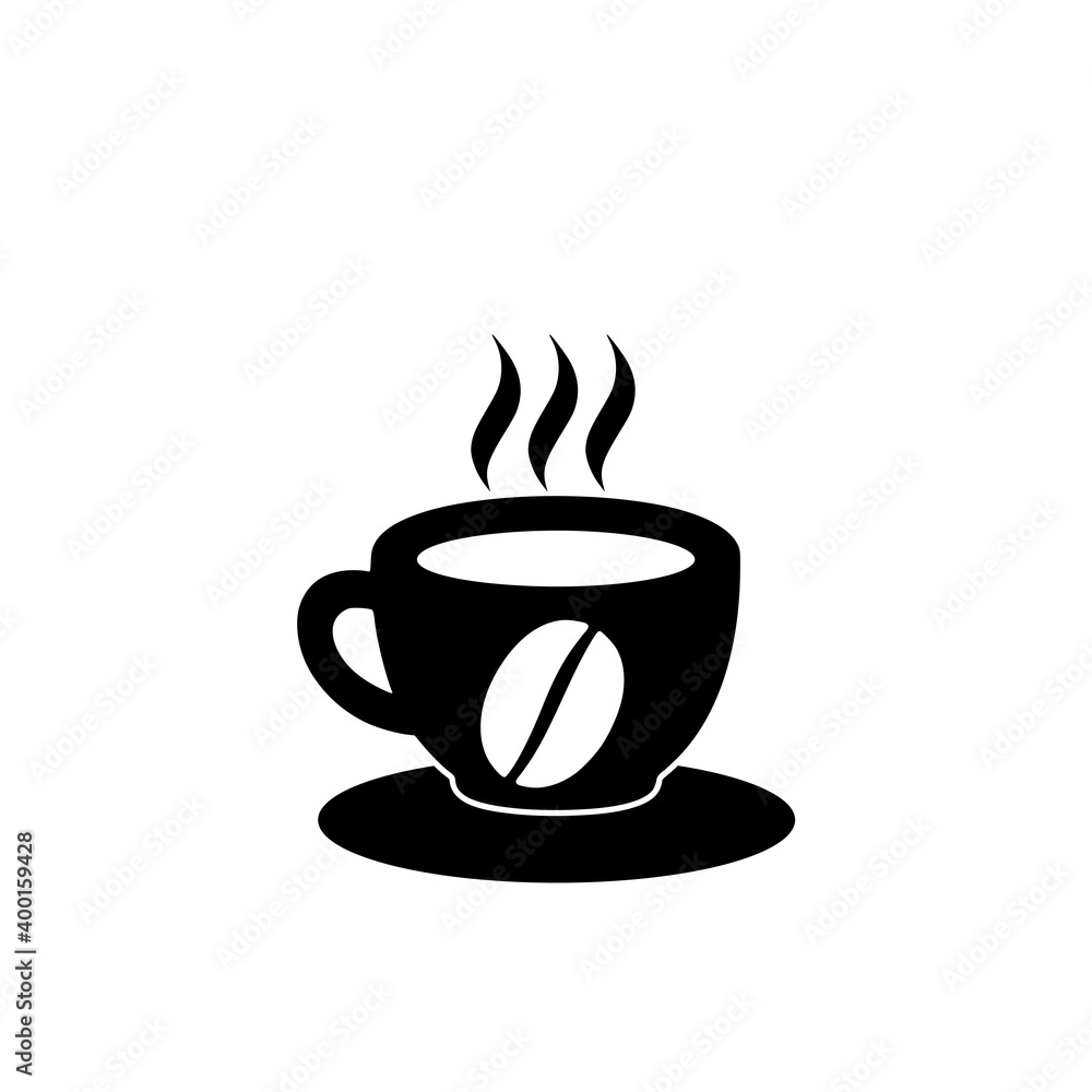 Coffee cup icon isolated on white background Coffee cup icon isolated on white background