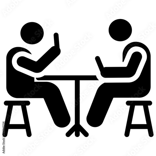 Persons Having Lunch 