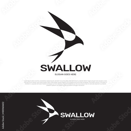 Swallow logo icon design