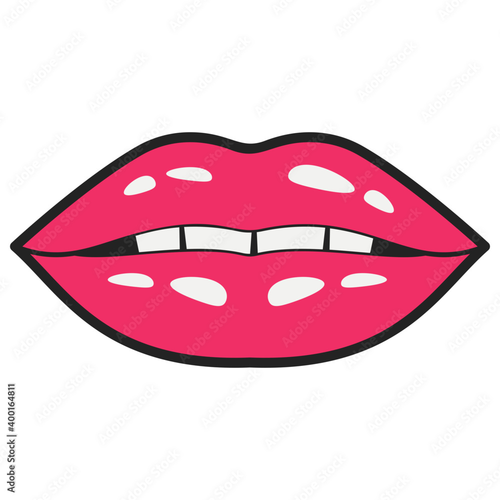 Female Lips Makeup 