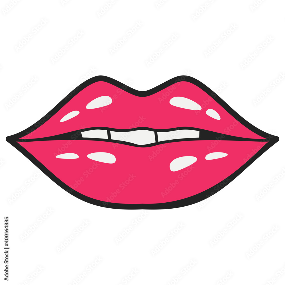 Woman Lips Sticker 
