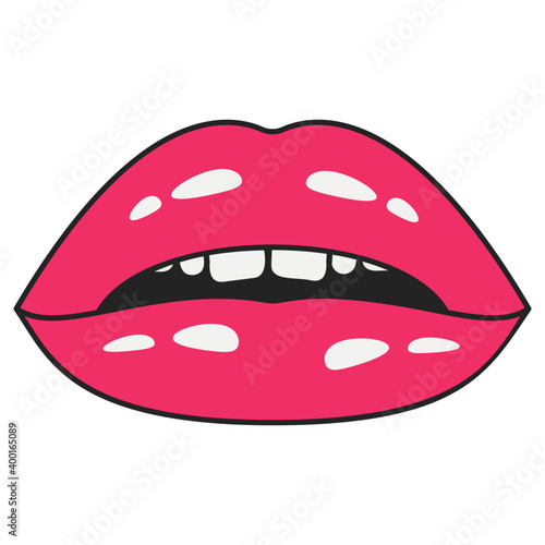 Lips Makeup Vector 