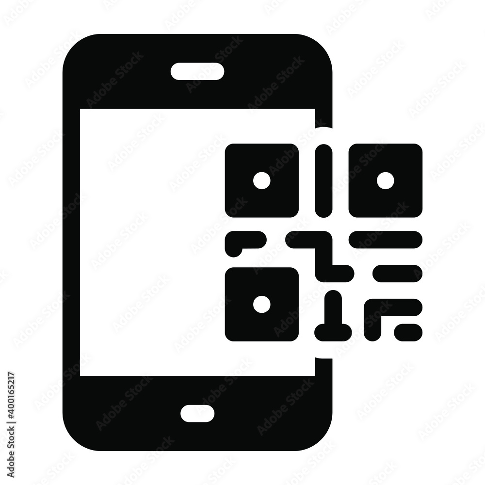 QR code, price code icon, solid vector design.
QR code, price code icon, solid vector design.