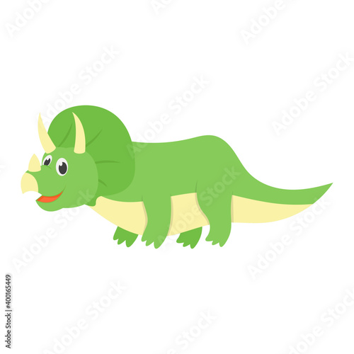 Cartoon Saurischian Dinosaur