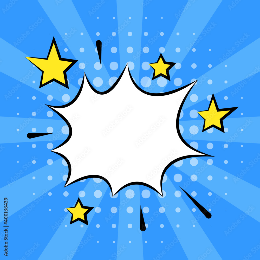 Fototapeta premium Comic Cloud Bubble 