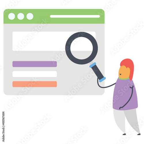 Web Visualization Vector 