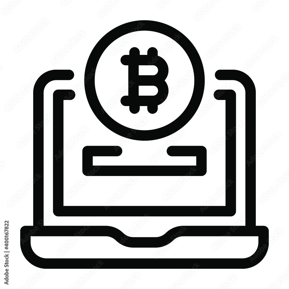 Bitcoin communication vector in solid design
Bitcoin communication vector in solid design