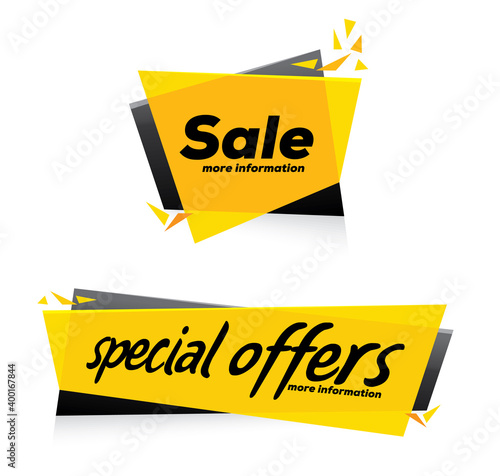 Sale and special offer banner , Vector format 