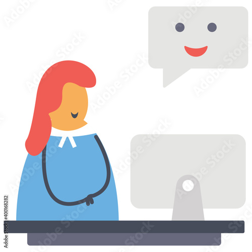 Help Desk Vector 