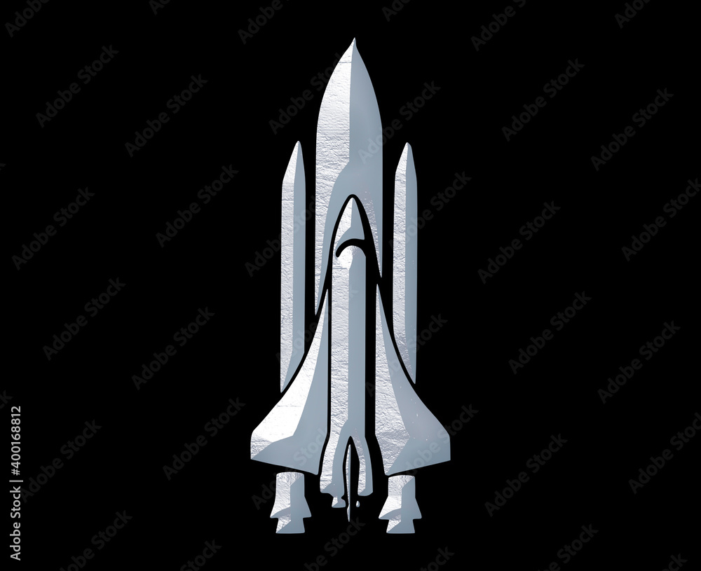 rocket space science Logo Icon Limestone Stone Sedimentary Rock Curving ...