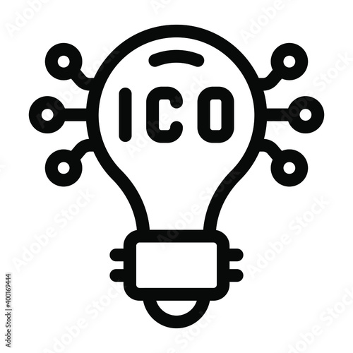 
An icon design of ico idea 
