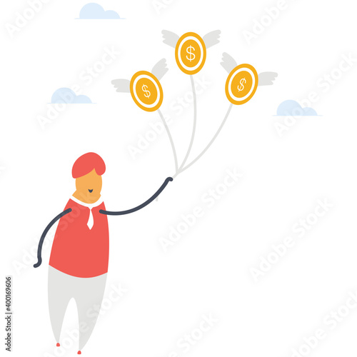 Business Inflation Vector 