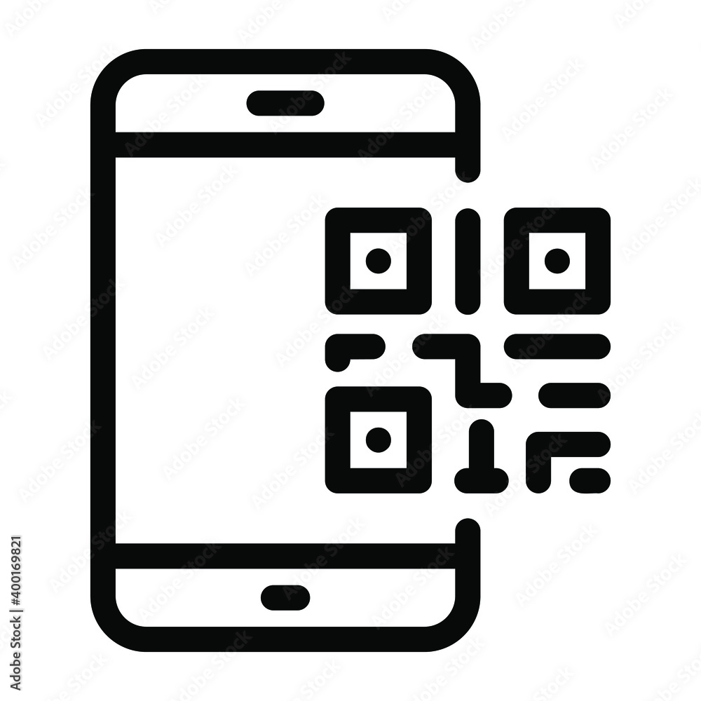 QR code, price code icon, solid vector design.
QR code, price code icon, solid vector design.