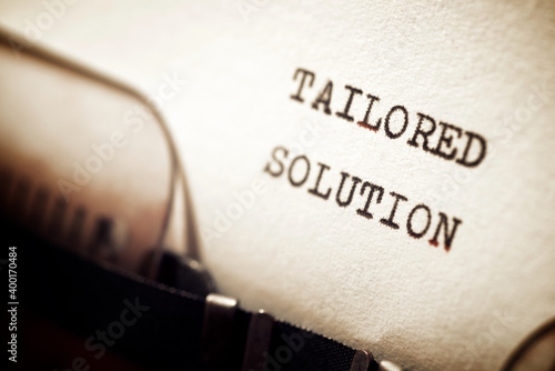 Tailored solution phrase