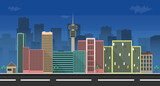 City Buildings Illustration 