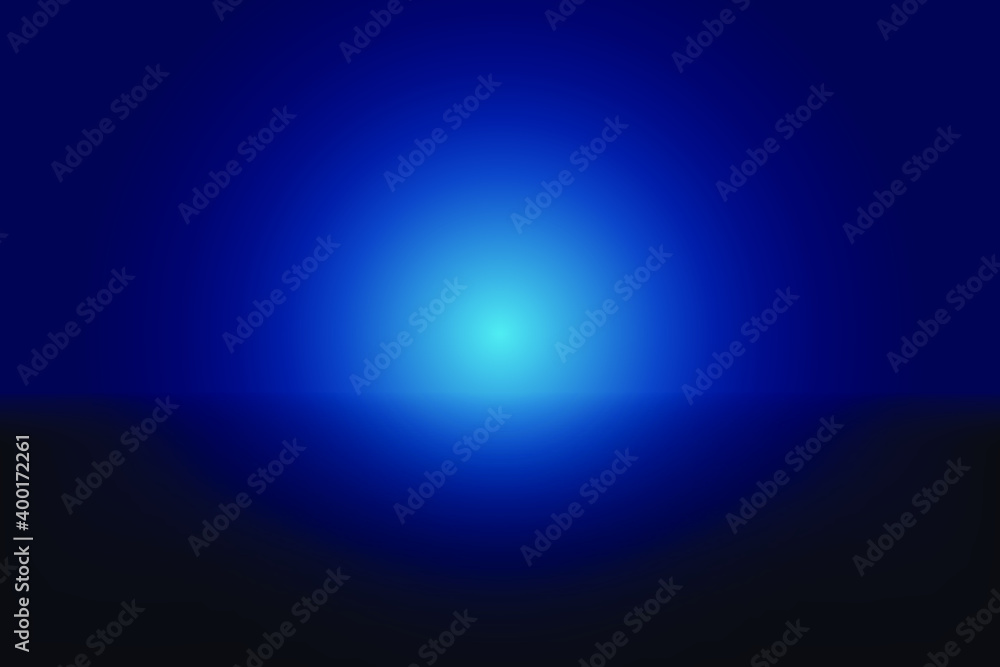 Abstract blue background with light effect. Eps 10 vector illustration.