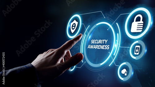 Cyber security data protection business technology privacy concept. Security Awareness