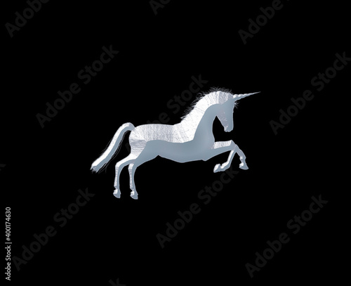 Unicorn horse Logo Icon Limestone Stone Sedimentary Rock Curving illustration