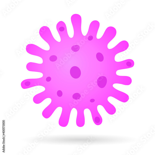 Microbe vector cartoon