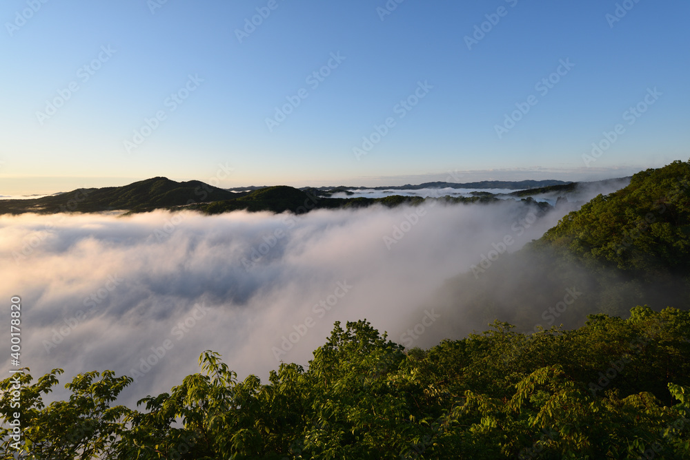 Sea of clouds in early morning