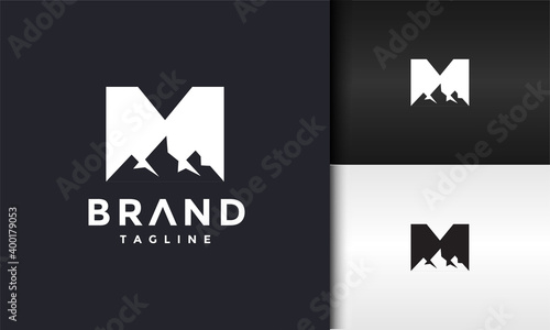 initials M mount logo