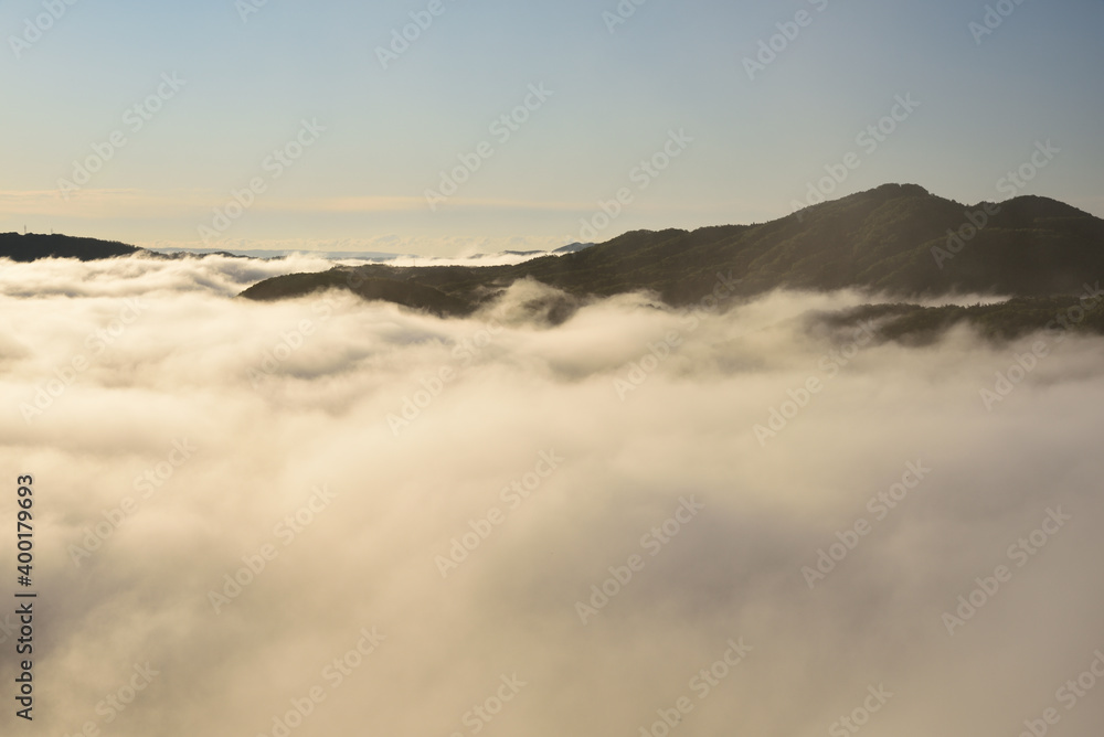 Obraz premium Sea of clouds in early morning