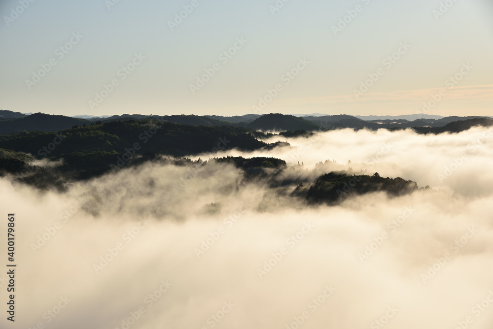 Sea of clouds in early morning Sea of clouds in early morning